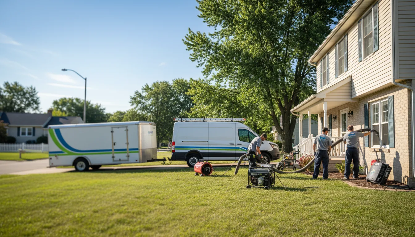 Flooded Basement Restoration And Cleanup With Repair in Princeton, NC near me